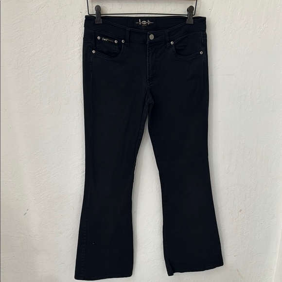 LEI Vintage Black Flare Pants Lightweight Size 9 - Picture 1 of 9